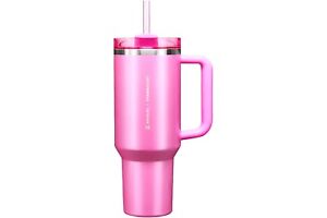 Stanley x Starbucks (Target Exclusive) Quencher 40oz  Pink Tumbler *NEW* - Sold on eBay February 9th, 2024 for $305.00 (34 bids) 