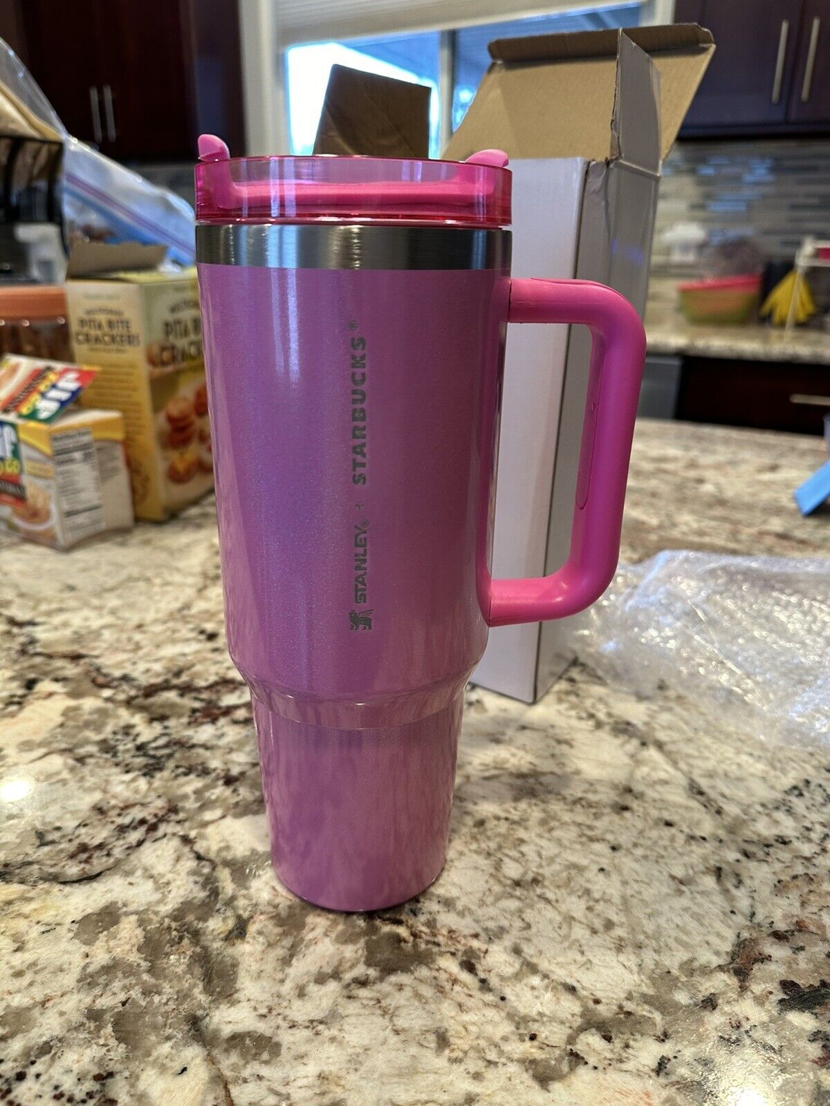 Stanley x Starbucks Winter Pink 40oz Tumbler (2024 Target Exclusive) New In Hand - Sold on eBay January 1st, 2025 for $100.00