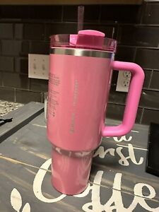 Starbucks x Stanley 40 oz Tumbler Winter Pink Target Exclusive Collab BRAND NEW - Sold on eBay January 22nd, 2024 for $300.00 (1 bids) 