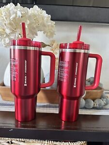 Starbucks Stanley Holiday 2023 40 oz Red Tumbler Mug Limited Edition - Sold on eBay November 6th, 2023 for $150.00