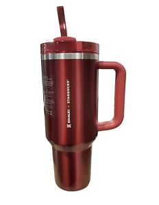 NEW Starbucks X Stanley Limited Edition 40 FL OZ Stainless Steel Vacuum Cup Read - Sold on eBay November 20th, 2023 for $150.50 (24 bids) 