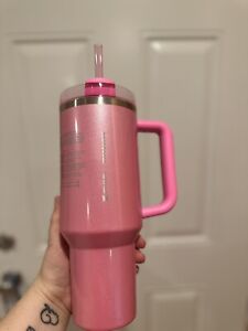 Stanley + Starbucks 2024  Pink 40oz Tumbler New Target Exclusive - Sold on eBay January 18th, 2024 for $212.50 (22 bids) 