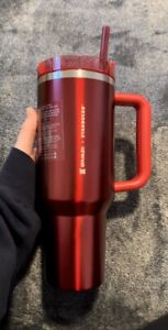 NEW LIMITED In Box Starbucks X Stanley Cup Holiday 2023 (40oz) Red Tumbler - Sold on eBay December 13th, 2023 for $202.50 (9 bids) 