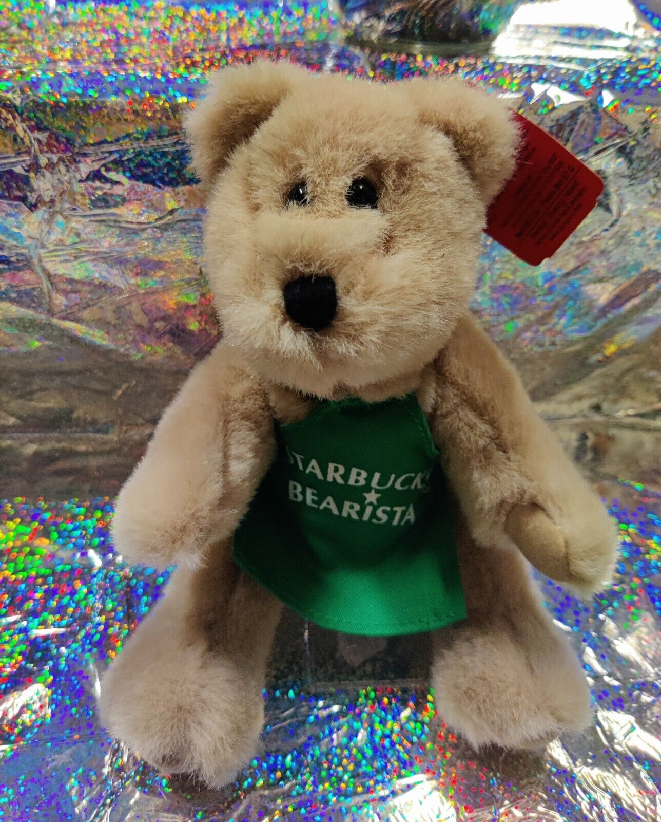1st Edition 1997 Starbucks Bearista Stuffed Plush Bear Green Apron Vintage NWT - Sold on eBay February 5th, 2025 for $90.00