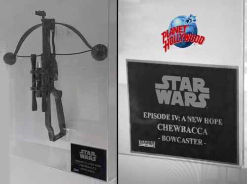 Star Wars CHEWBACCA'S BOWCASTER from LucasFilms / Planet Hollywood Screen Used