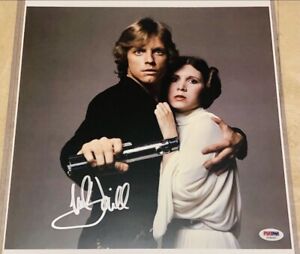 STAR WARS Authentic MARK HAMILL Luke Skywalker SIGNED Autograph PSA Movie Photo