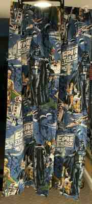 SET OF (4) - Vintage 1979 Star Wars Empire Strikes Back CURTAINS (24