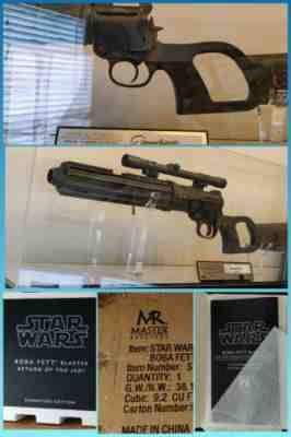 Master Replicas Star Wars Boba Fett Blaster Signature Edition ROTJ SW-159S