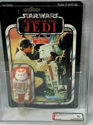 1983 STAR WARS ROTJ R5-D4 Arfive-Defour 65 BACK-B KENNER AFA 80 NM 14379658