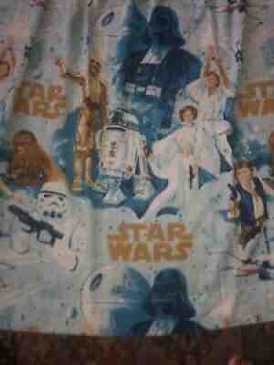 Vintage Original Star Wars Curtains Drapes 4 Piece 24â? X 62â? Ea Pennys