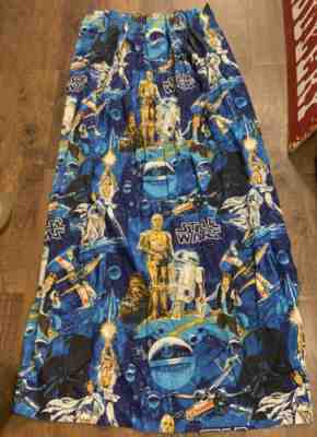 6 Vintage 1970's Star Wars Curtains-Full Size (61.5 x 40 inches)