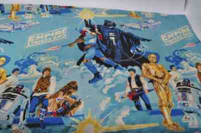 Star Wars Empire Strikes Back Vintage Set of 4 Curtains 81 x 23 Inches 1979