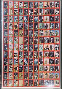 1977 Topps Star Wars Series 2 UNCUT SHEET Vader Skywalker Leia Han Solo