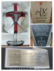 EFX Collectibles Star Wars AOTC Clone Trooper Captain Helmet Only 400 Worldwide