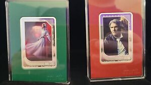 2023 New Zealand Mint Star Wars Trading 2 Coins - Han Solo and Princess Leia