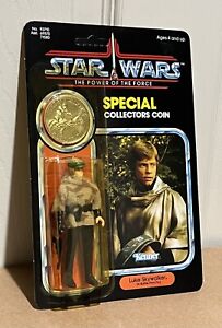 RARE Kenner 1985 Star Wars POTF Luke Skywalker Battle Poncho Action Figure AFA