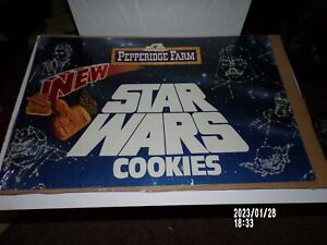 VINTAGE PEPPERIDGE FARM STAR WARS COOKIES Endcap Sign UNUSED  1983