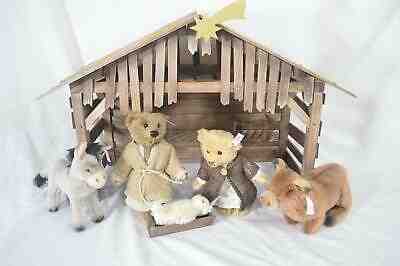 STEIFF Bears ~ Christmas Nativity Set 2005 ~ Ltd Edition Retired ~ New w Box ~