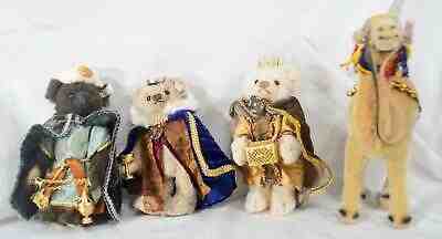 STEIFF ~ Christmas Nativity set 2007 ~ Ltd Edition Retired ~ 326/1000 ~ 3 Kings