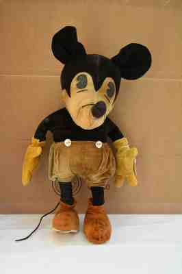 Steiff Mickey Mouse 19" Pre-WWII, 1931-1936, velvet/glued eyes, no reserve!