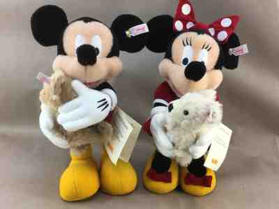 STEIFF 2006 & 2007 Limited Edition Mickey & Minnie Mouse with Disney Bears