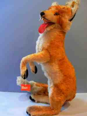 RARE Steiff Studio Fox Exclusive for FAO Schwartz USA only IDs #4355 Minty 1962