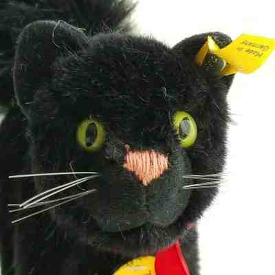 【希少】Steiff シュタイフ Burri Tom Cat 1496/10 Steiff Black Hallowe'en Cat, Burri; all IDs; 1496/10; early