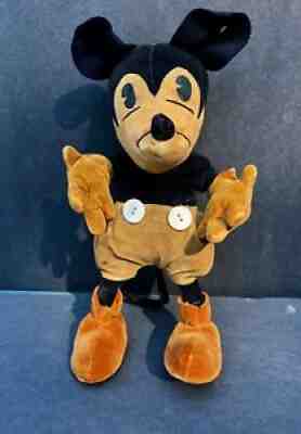 Vintage Steiff Stuffed Mickey Mouse 1930â??s No reserve