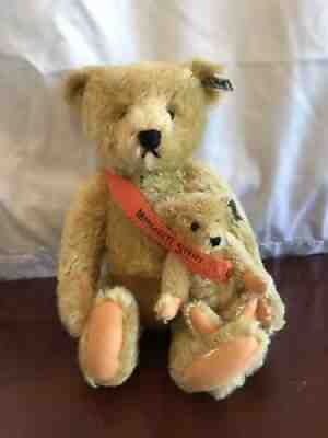 STEIFF 1981 MAMA AND BABY SET 101TH ANNIVERSARY LIMITED EDITION