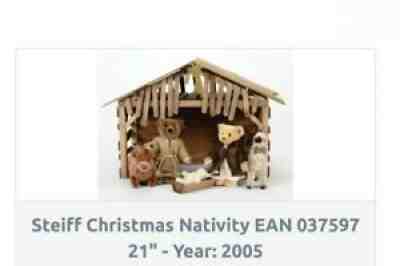 Steiff Nativity Scene 2005 EAN 037597 Krippen-set limited edition
