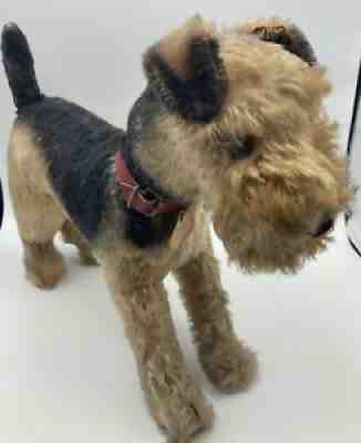 Vintage Steiff Terry Airedale Terrier 1335,02 35 cm/14