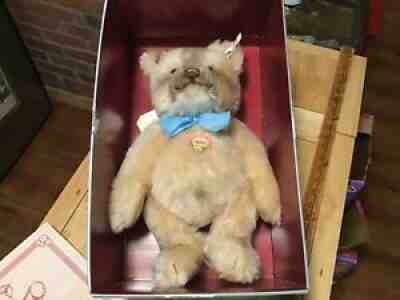 Vintage Steiff #0190/35 Replica of the 1953 Jackie the Bear from 1988/89 in box