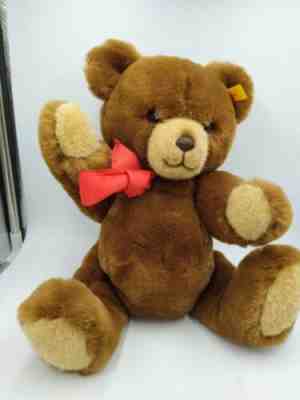 Steiff Teddy Bear 14 Inches Brown Plush 012587