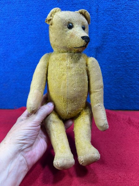 VINTAGE MOHAIR TEDDY BEAR NO TAGS STEIFF? **HEAD MOVES**. XX-3. *SEE VIDEO**