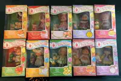 Strawberry Shortcake Party Pleaser Vintage New Doll Lot Of 10 Peach Plum