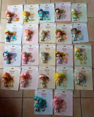 Lot of 22 dolls strawberry charlotte altaya strawberry shortcake dolls