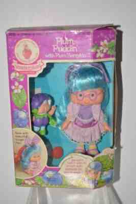 Vintage Plum Puddin' Berrykin 1985 Strawberry Shortcake Doll Strawberryland MIB*