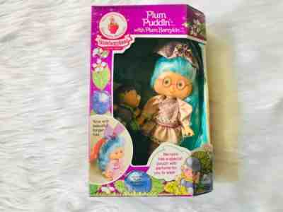 Strawberry Shortcake Plum Pudding Berrykin Doll Ultra Rare Vintage NRFB