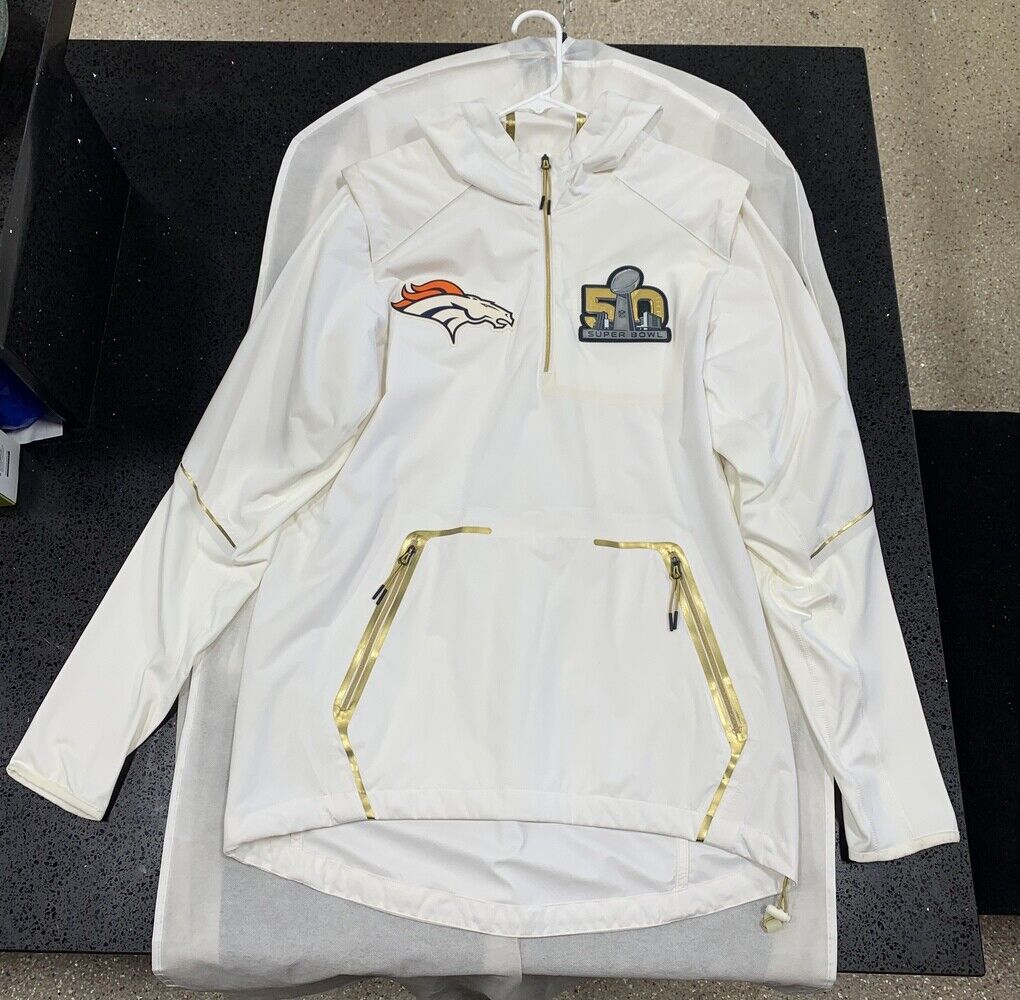 NFL Denver Broncos Nike Super Bowl 50 Media Day Jacket - Size Small New (Other)