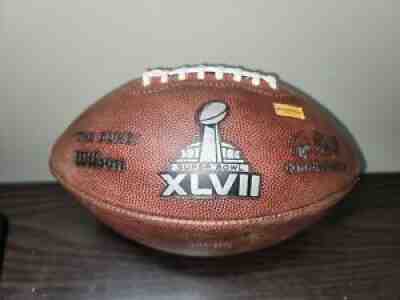 Super Bowl XLVII (47) Game Used Ball RARE Ravens/49ers