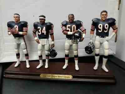 DANBURY MINT NFL 1985 Chicago Bears super bowl greats statue Figirines HOF LOT