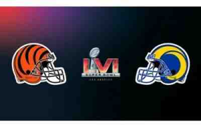 Super bowlLVI Rams Vs Bengals tickets Section 545 Row 19 seats 17 & 18