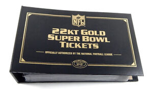 Willabee & Ward 22kt Gold Super Bowl Tickets 1-55 In Binders