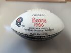 1986 Chicago Bears Game Ball Presented to George Halas's assistant Max Swiatek