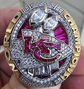 2019 KANSAS CITY CHIEFS SUPERBOWL LIV CHAMPIONS CHAMPIONSHIP RING 10K GOLD