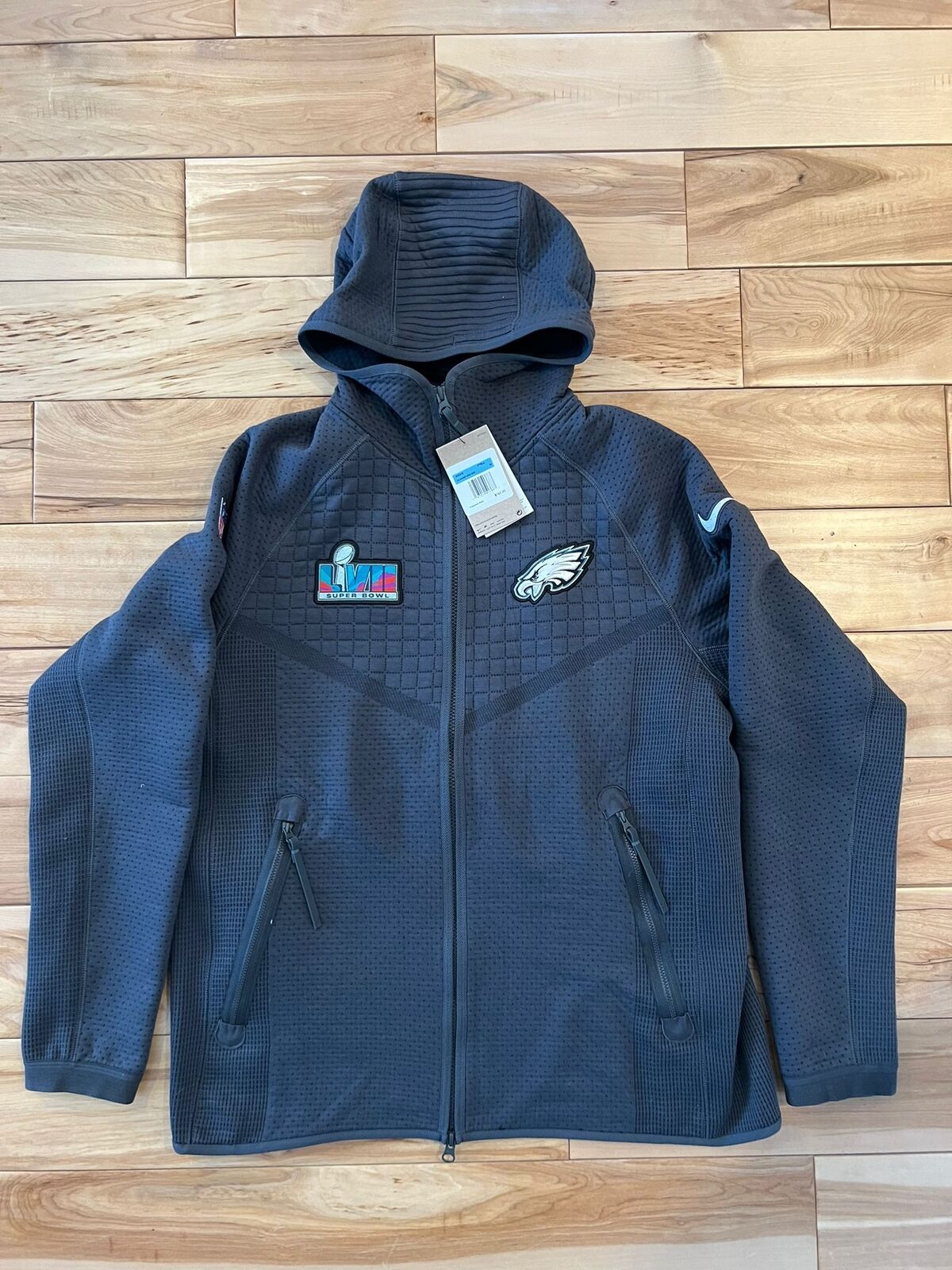 Philadelphia Eagles Nike Super Bowl LVII Opening Night Performance Hoodie Sz: L