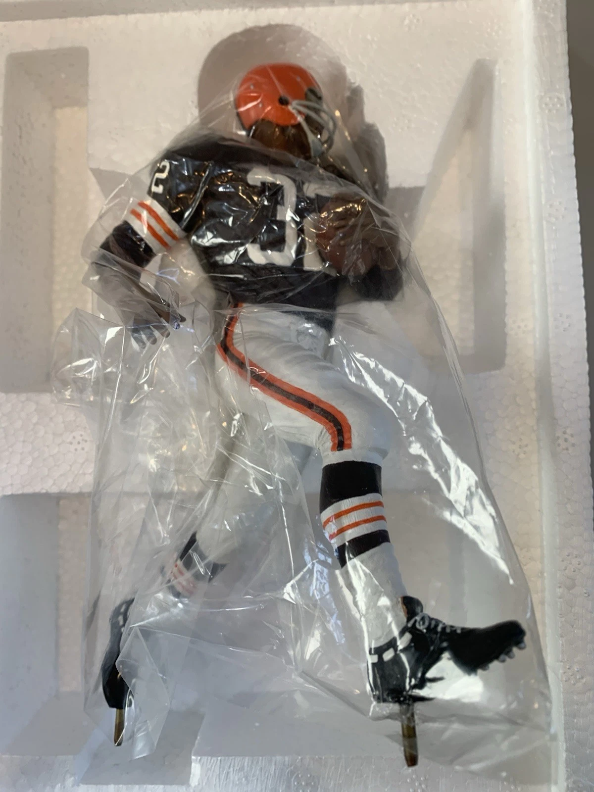 JIM BROWN DANBURY MINT FIGURINE Limited Edition.Rare. NFL R.B. Cleveland. Browns