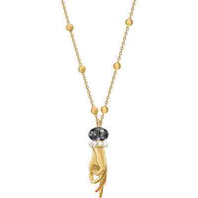SWAROVSKI CRYSTAL TAROT MAGIC PENDANT GOLD 5490909.NEW IN BOX