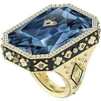 SWAROVSKI TAROT MAGIC RING RECTANGULAR MULTICOLOR SIZE MEDIUM/LARGE 5513248.NEW