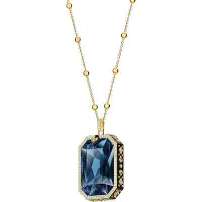 SWAROVSKI CRYSTAL TAROT MAGIC PENDANT LONG MULTICOLOR 5482977.NEW IN BOX